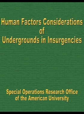 【预售】Human Factors Considerations of Undergrounds in I