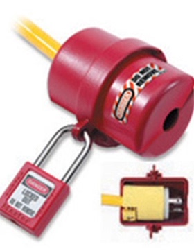 美国Masterlock玛斯特锁 487MCN 电器插头小号开关锁具