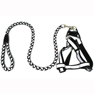 宠物用品狗牵引绳泰迪狗链户外尼龙纹反光拉胸背带狗绳 包邮