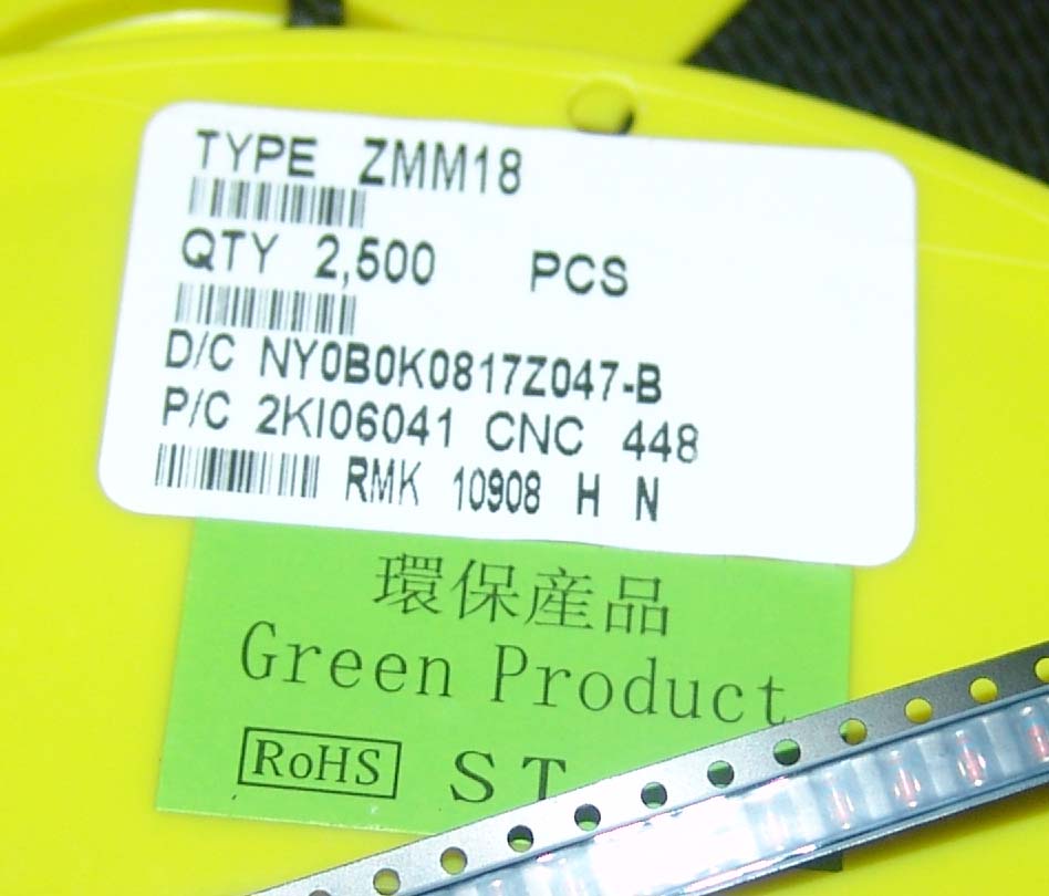 zmm18帖片二极管18v稳压