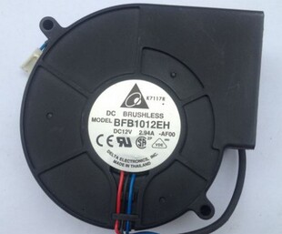 台达 BFB1012EH 9733 12V 2.94A 双滚珠大风量风扇离心涡轮鼓风机