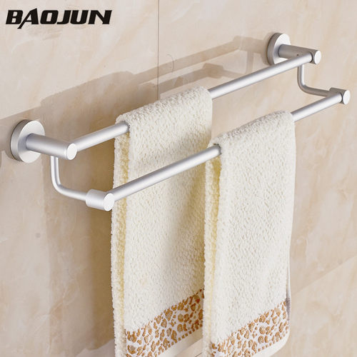 特价晾太空铝壁挂加长浴巾架浴室
