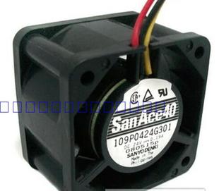 24V 山洋 0.19A 28原装 双滚珠大风量风扇 109P0424G301