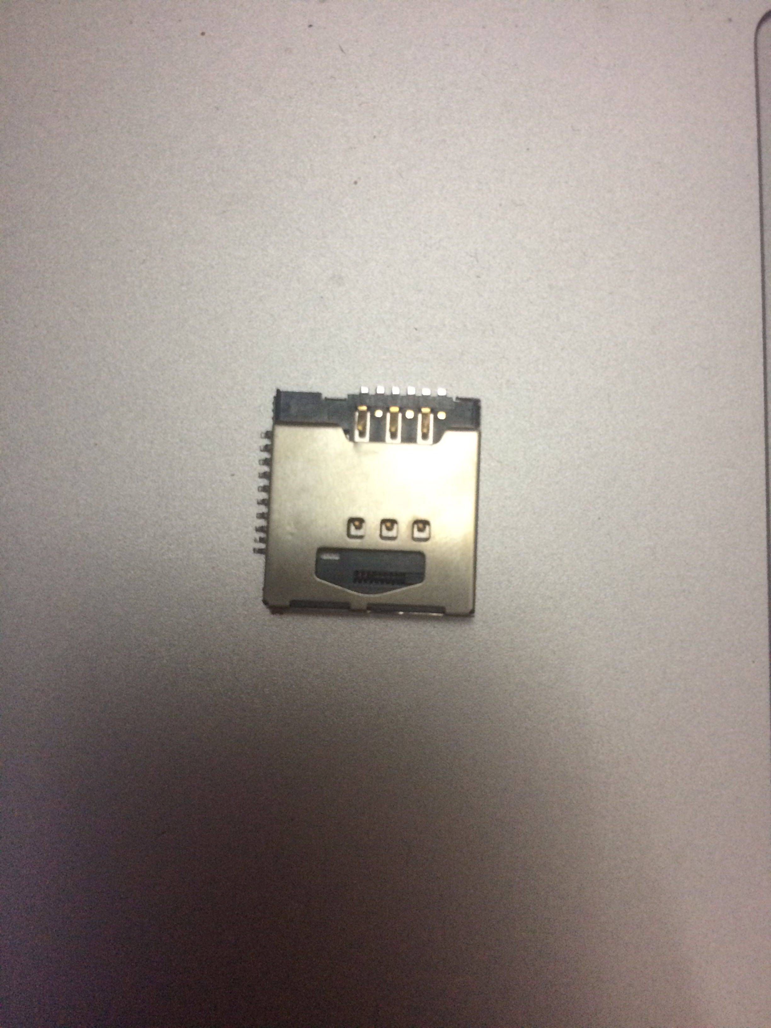 molex 卡座 双层手机sim tf卡 二合一sim卡10p 6p2合1卡座连接器