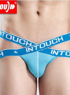intouch潮内裤 X型性感诱惑内裤 无痕露臀丁字裤 个性时尚男 低腰