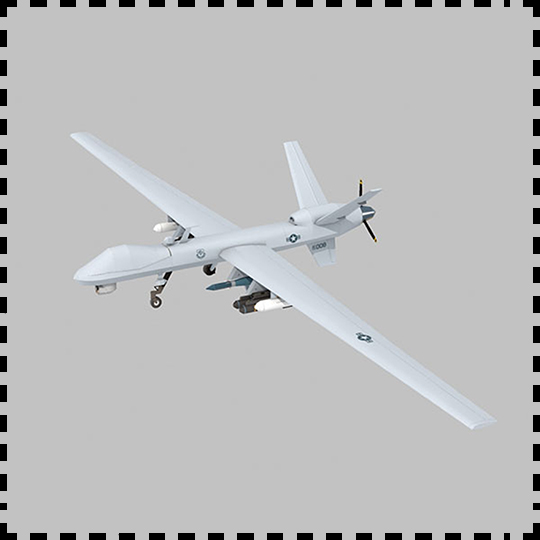 diymq-9掠食者132手工飞机模型
