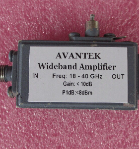 美国Avantek进口 18-40GHz 10dB SMA接头 低噪声微波毫米波放大器