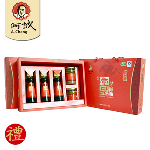 阿诚芝麻香油驻马店特产小磨香油芝麻酱绿色天然高档礼盒包邮