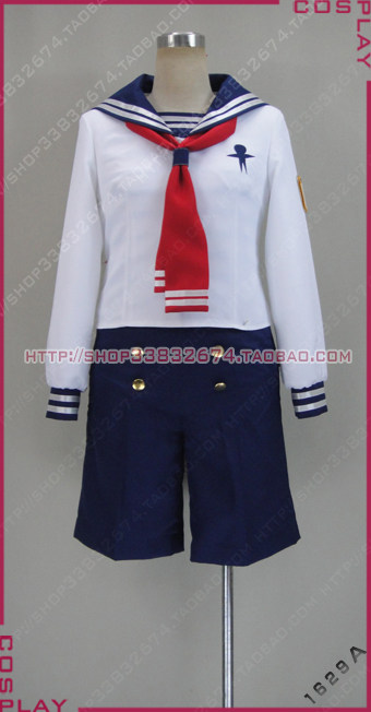 1629A cos服装 Free!男子游泳部松冈凛 水兵服水手装新品