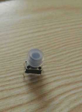 轻触按键6*6*8微动按键帽子白色黑色硅胶按键帽1000个包