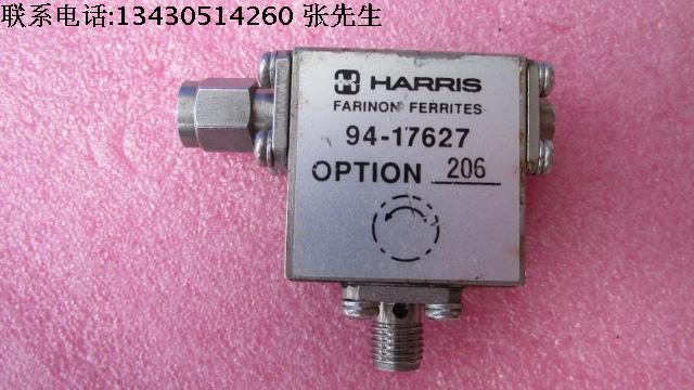HARRLS 94-17627-206 2-2.3GHz SMA RF 射频微波同轴隔离器 质量包好，包能用，可提供详细测试图。 频率范围：2-2.3GHz 插损:＜0.5dB， 隔离度.:＞18dB， VSWR:＜1.25，SMA接头