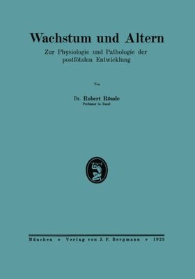 【预订】Wachstum Und Altern: Zur Physiologie...