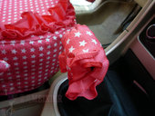 女士花边通用型汽车档位套时尚 可爱美女花边排挡套挡把套