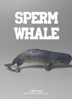 散货 抹香鲸 海底巨无霸 海洋场景 摆件 模型 扭蛋公仔玩具手办