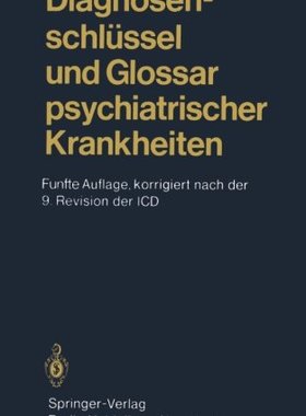 【预订】Diagnosenschlussel Und Glossar Psych...