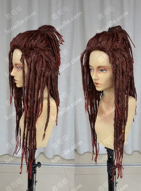 DMMDmink敏克DRAMAtical Murder黑人脏辫cosplay假发