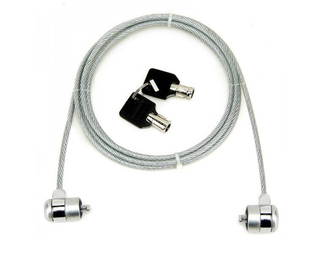 八鹰 笔记本双头锁 笔记本锁笔记本锁双头锁钥匙型防盗锁方案锁定做长度 一锁多开全部 多开锁