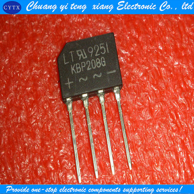 创亿腾翔‖台产整流桥KBP206G KBP208G KBP210G 全新现货