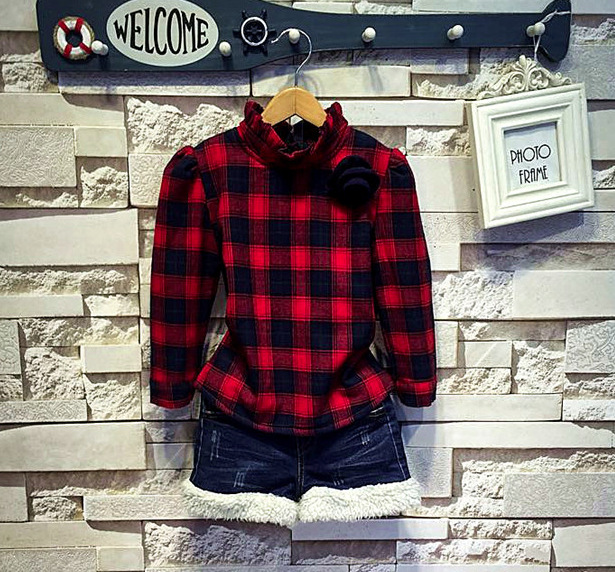Chemise fille à manche longue - Ref 2086463 Image 1