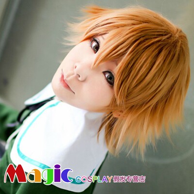 渡亮太 cosplay假发 花村阳介/棕色西尾锦/不二咲千寻/黄少天 棕