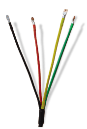 电缆终端头 1kv 低压终端头 四芯电缆头 热缩终端头 10--16平方