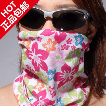 骑行头巾买2送一条无缝魔术户外防晒自行车围巾围脖防风单车面罩