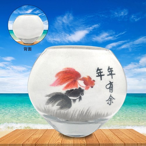 沙瓶画闺蜜中秋节礼物diy定制
