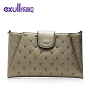 Exull q2015 new winter fashion simple HASP dinner clutch bag wallet purse 15344275