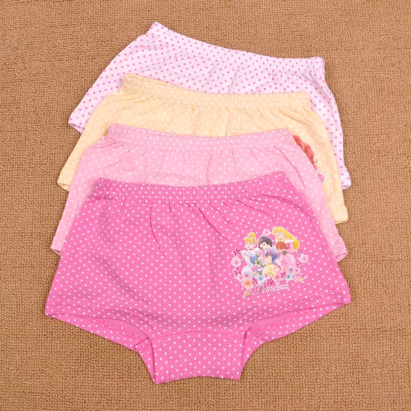 6 InBren Đồ Lót Trẻ Em Gái Quần Short Boxers Cô Gái Quần Lót Modal Boxer Shorts quần áo trẻ con