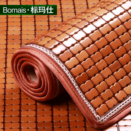 标玛仕麻将凉席沙发垫夏季坐垫罩防滑布艺夏天麻将凉席套竹席定做