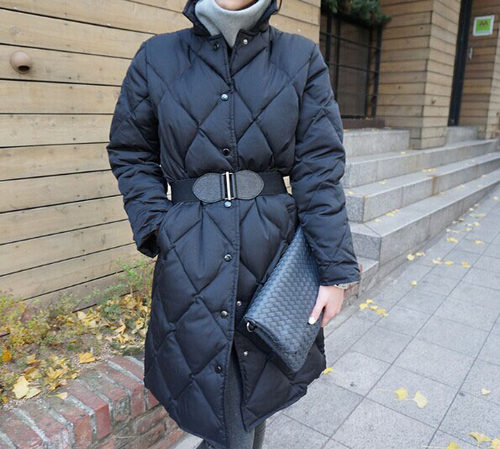 5cm百搭风羽绒服腰封女士皮带