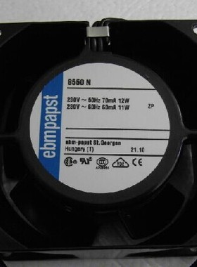 全新原装 ebmpapst风机风扇TYP 8550N 8cm 220V全金属耐高温风机
