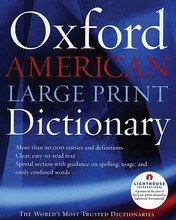 预订 The Oxford American Large Print Dictionary