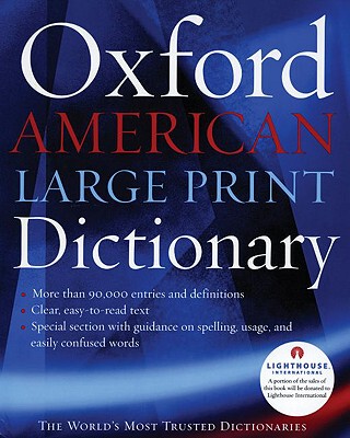 预订 The Oxford American Large Print Dictionary