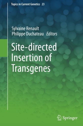 【预订】Site-directed insertion of transgenes