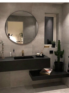 现货丹麦AYTM正品circum圆环彩色玻璃圆镜浴壁挂墙复古样板间北欧