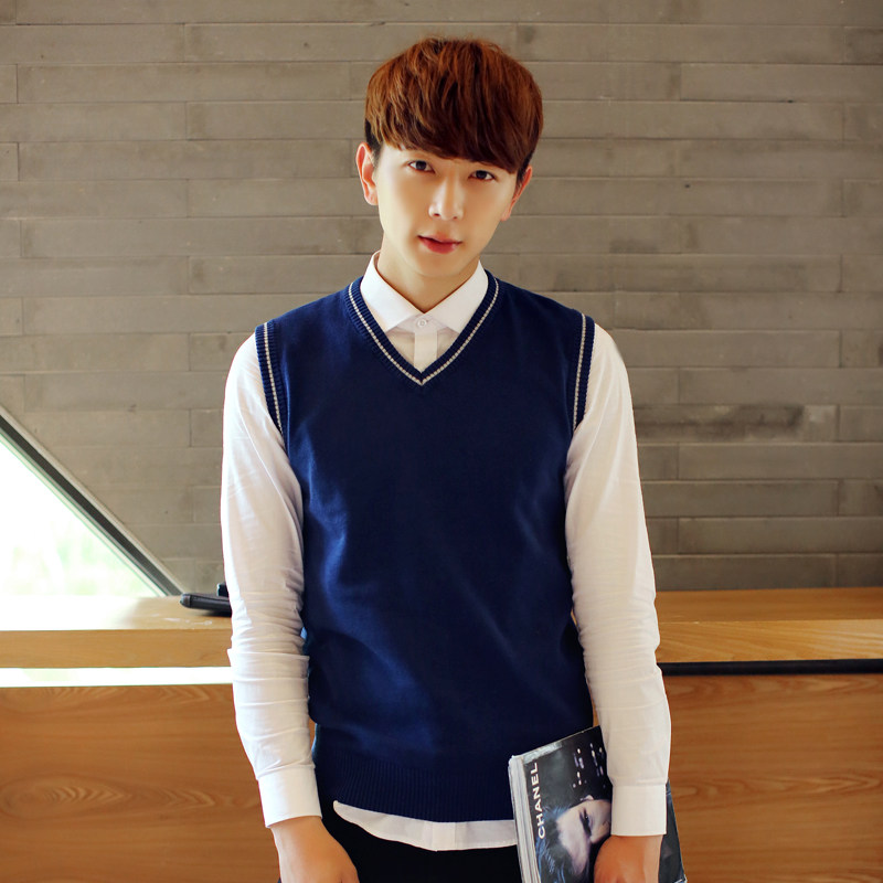 Débardeur homme Woolen gilet 100% coton pour automne - Ref 1599218 Image 1