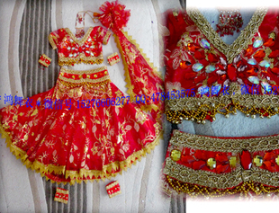 舞蹈服 演出服 印度服 儿童印度舞11服装 鸿舞衣