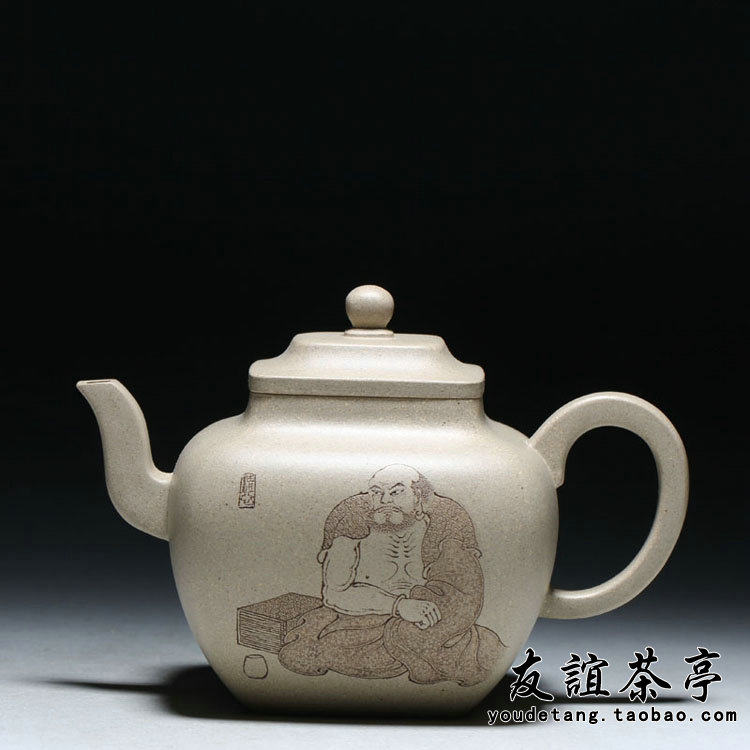 宜兴紫砂壶当代名家高手范列全手工制 【笠方壶】茶壶 保真