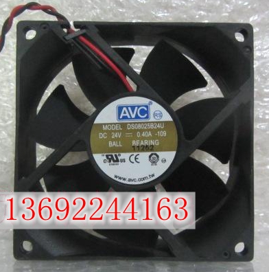 AVC奇宏 DS08025B24U-109 24V 0.40A 8025 2线变频散热风扇