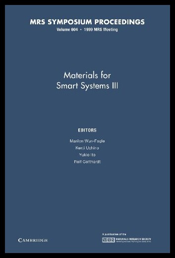 【预售】Materials for Smart Systems III: Volume 604