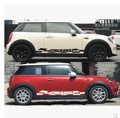 宝马 mini clubman车贴汽车改装彩贴车身腰线贴纸拉花整车贴包邮