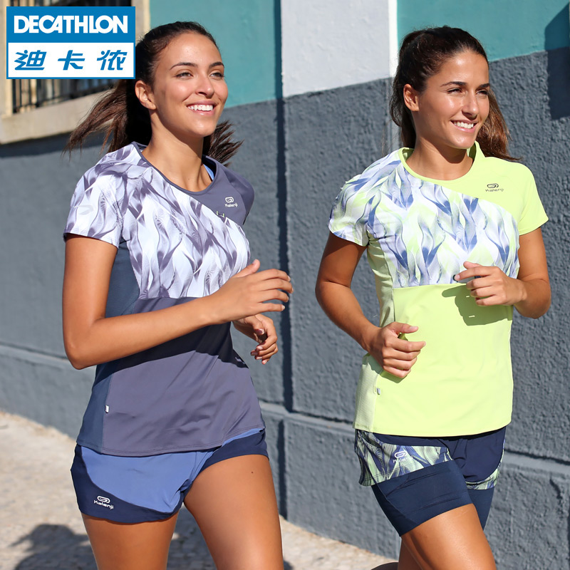 Tshirt de sport femme DECATHLON 8296432 en polyester - Ref 458939 Image 2