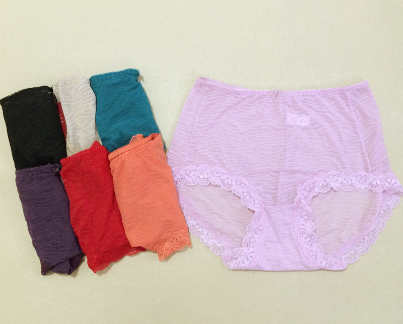 新品 华宝莉女士三角裤内裤蕾丝性感奢华6281中高腰速干柔软透气