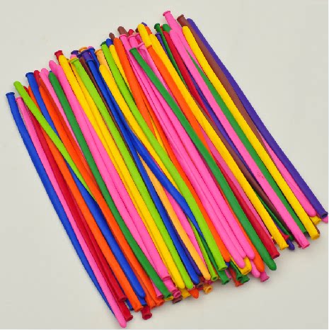 2包起包邮正品加厚260小太子魔术长条气球魔法气球做造型球送教程