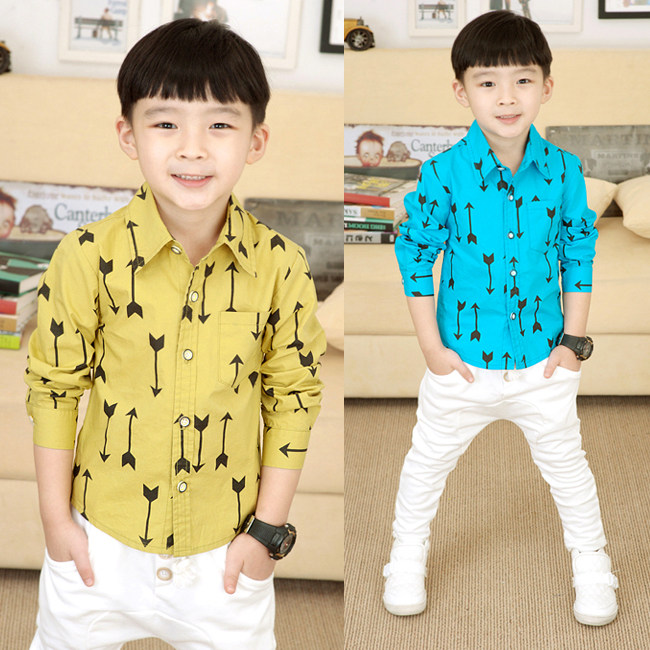 Chemise garcon à manche longue - Ref 2079042 Image 1