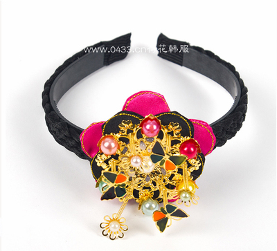 蝴蝶韩国舞台演出儿童发饰