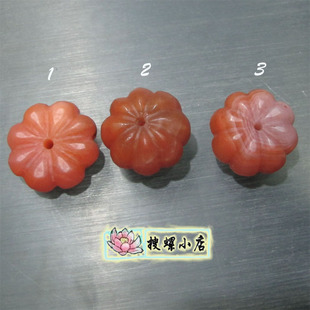 26毫米川料南红玛瑙南瓜珠