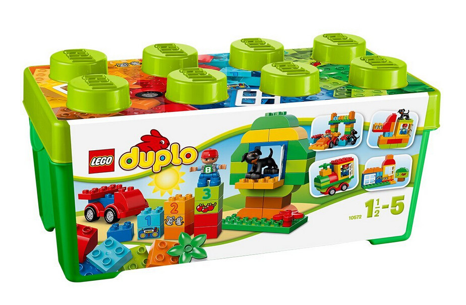正品丹麦乐高LEGO 得宝系列 多合一趣味桶 10572 适合3岁以下