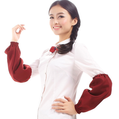 新品帆布袖套 工作袖套 20119女服务员上班袖套 工厂流水线袖套